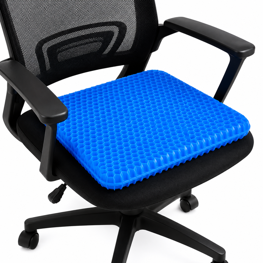 Coussin Orthopédique Soliva — Gel Nid d'Abeille 42×36 cm